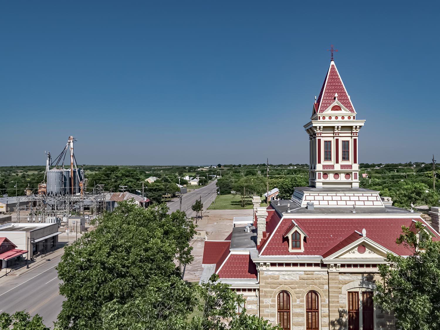Throckmorton County Courthouse - 1890 | 
Throckmorton, Texas