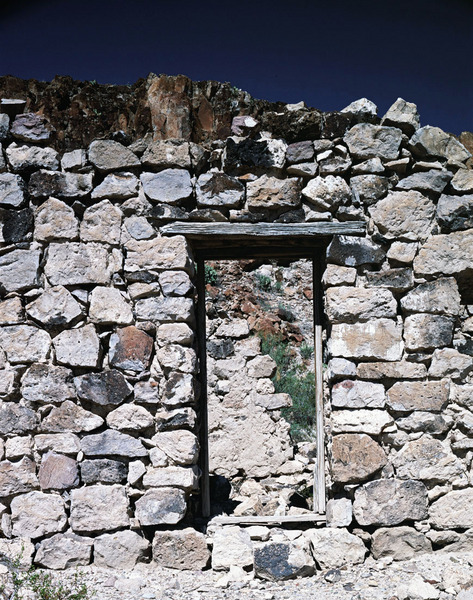 Ruins | Big Bend National - 1996 | 4x5 Image