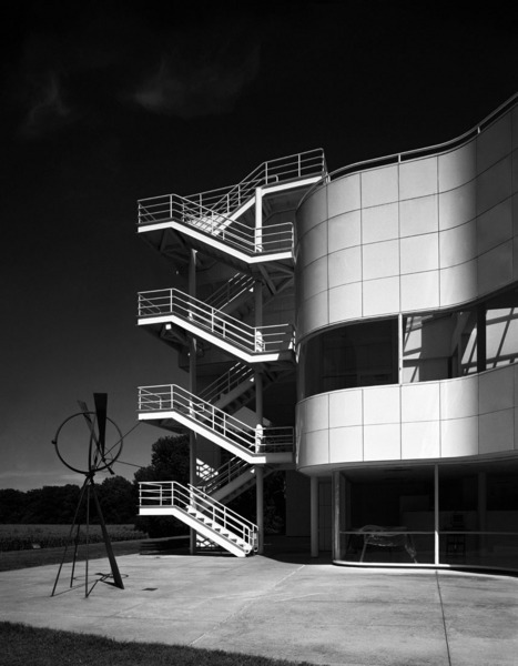 Atheneum - New Harmony, Indiana - 1990 | 4x5 B&W Image