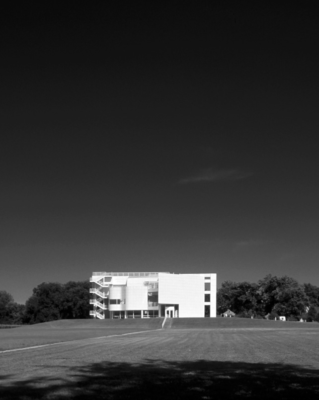 Atheneum - New Harmony, Indiana - 1990 | 4x5 B&W Image