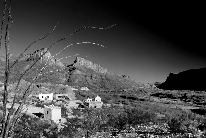 'Ghost Town and the Rio Grande' - 1996 | Big Bend National Park