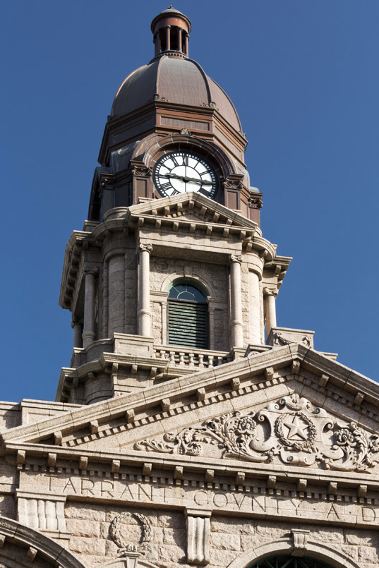 Tarrant County Courthouse Clock Tower Restoration - 2013-15 | Arthur Weinman, AIA Architect