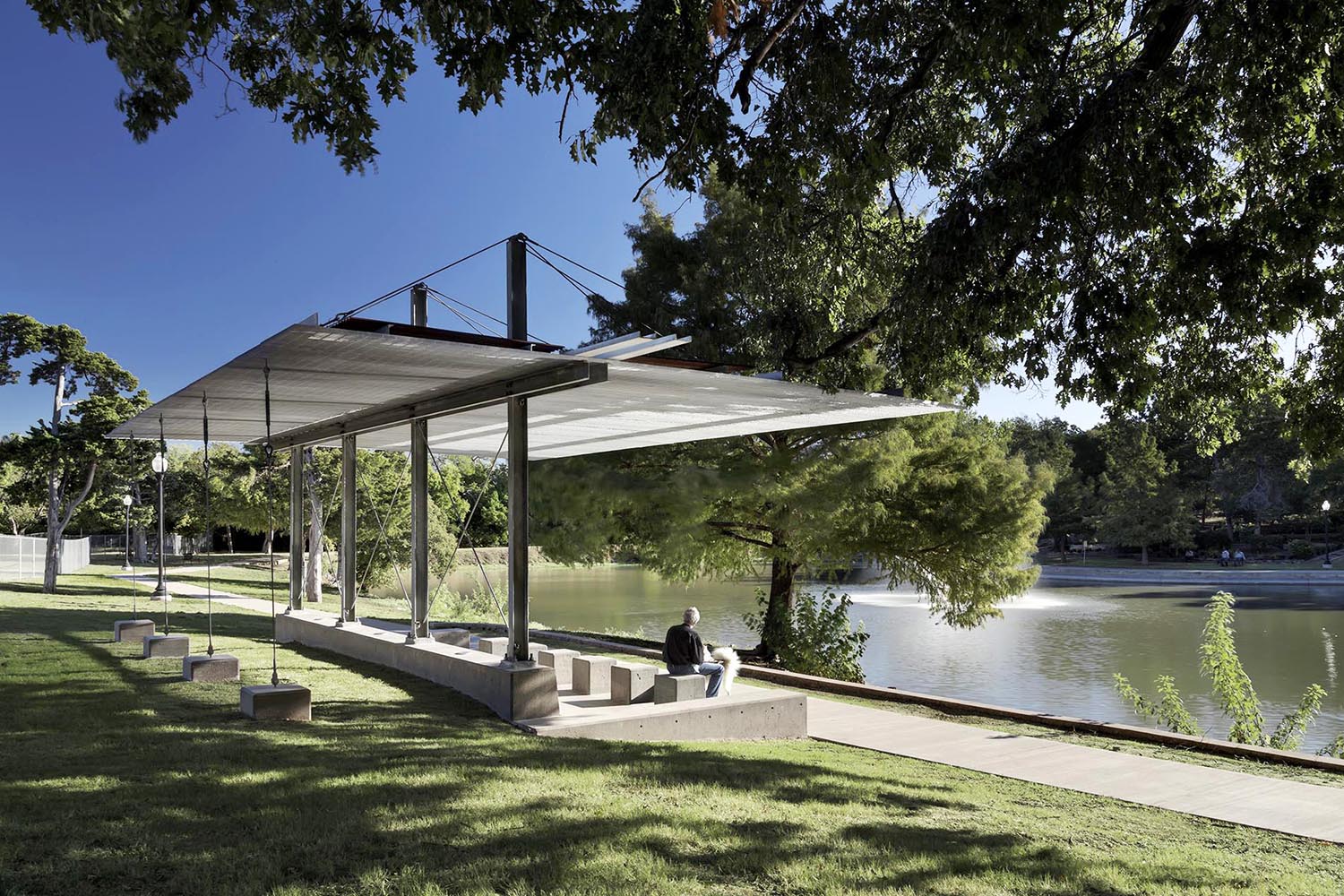 Kidd Spring Park Pavilion - 2014 | Rhotenberry-Wellen Architects