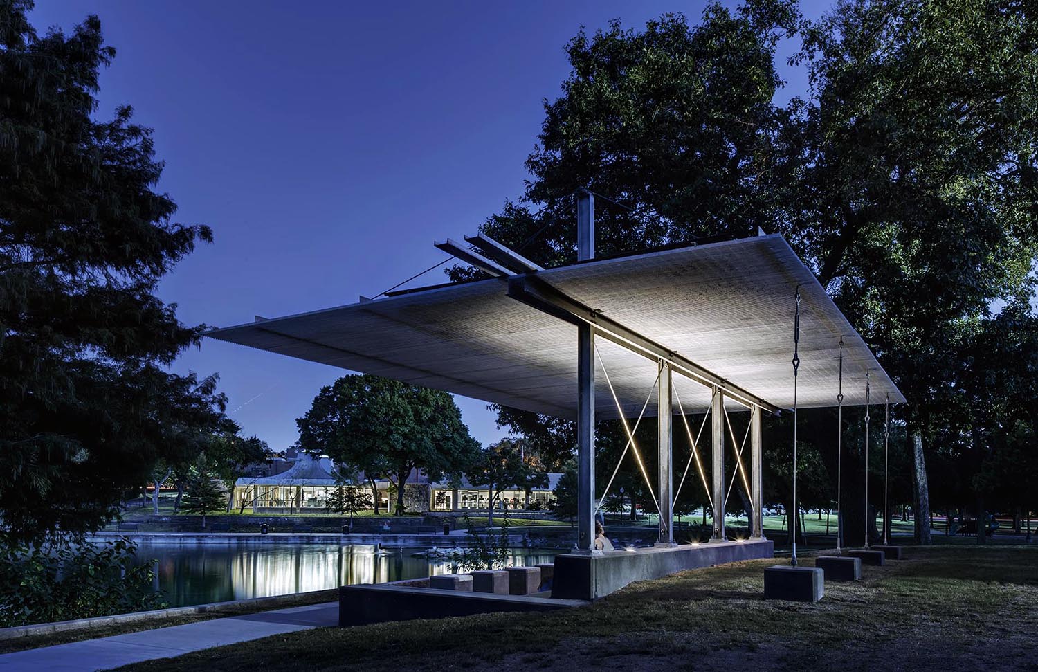 Kidd Spring Park Pavilion - 2014 | Rhotenberry-Wellen Architects