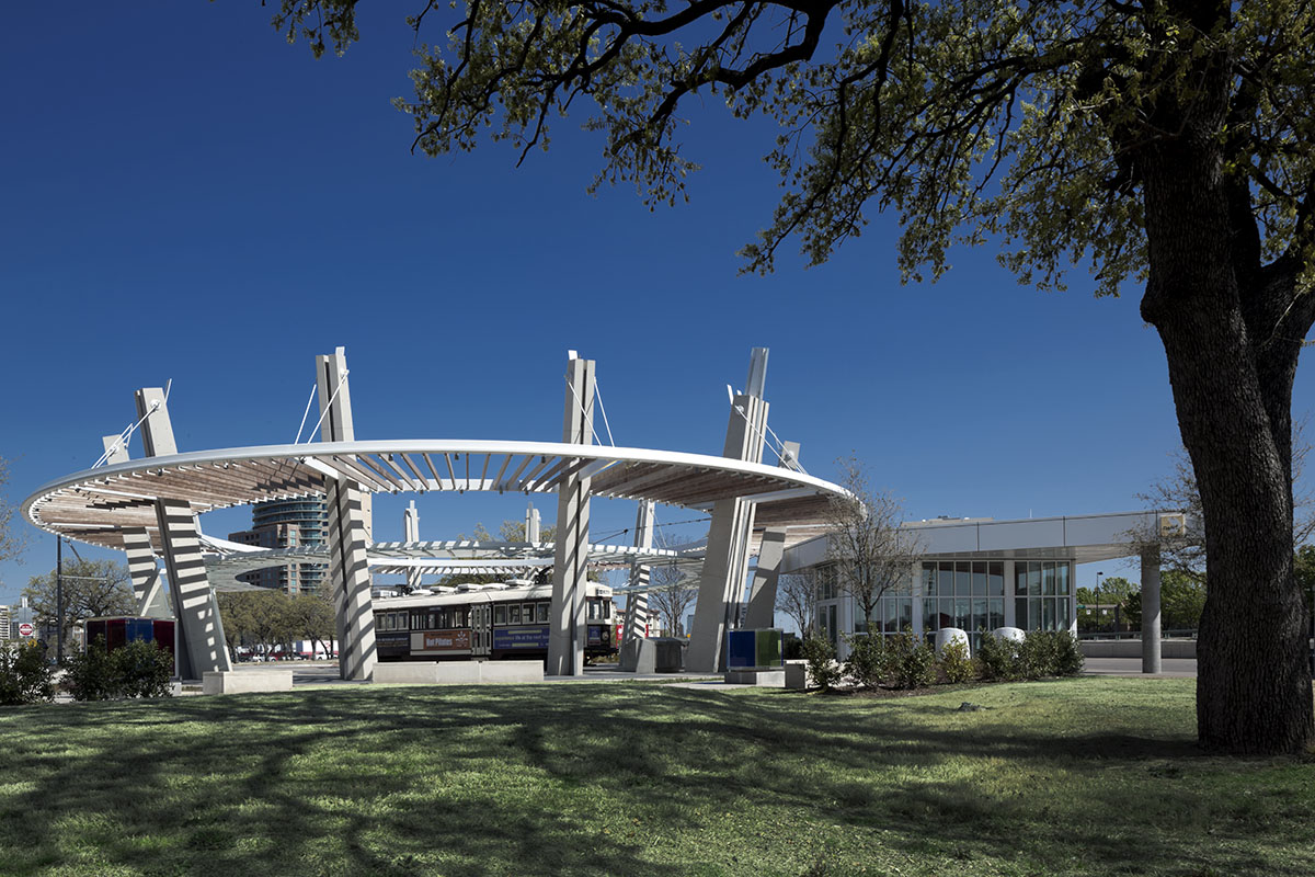 Uptown Trolly Station - Dallas, TX - 2013 | Good Fulton & Farrell Architects