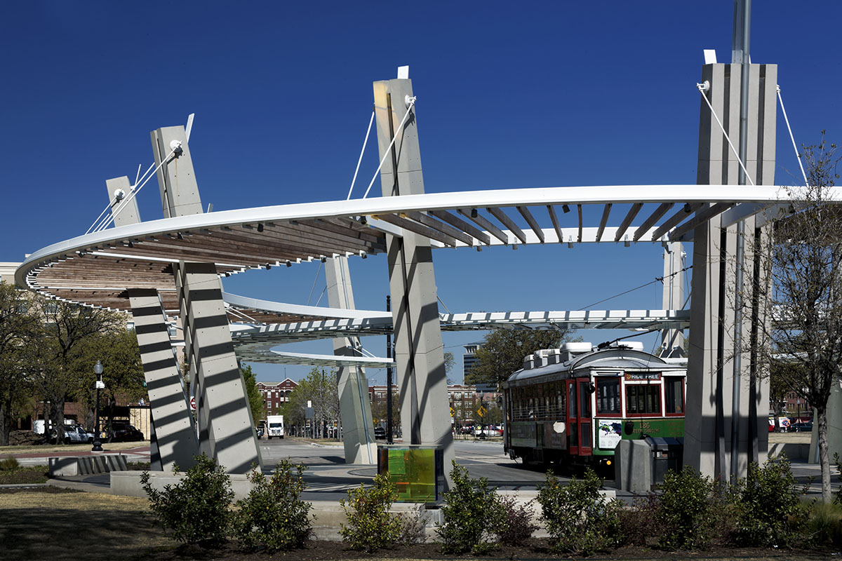 Uptown Trolly Station - Dallas, TX - 2013 | Good Fulton & Farrell Architects
