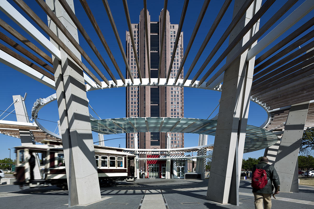 Uptown Trolly Station - Dallas, TX - 2013 | Good Fulton & Farrell Architects