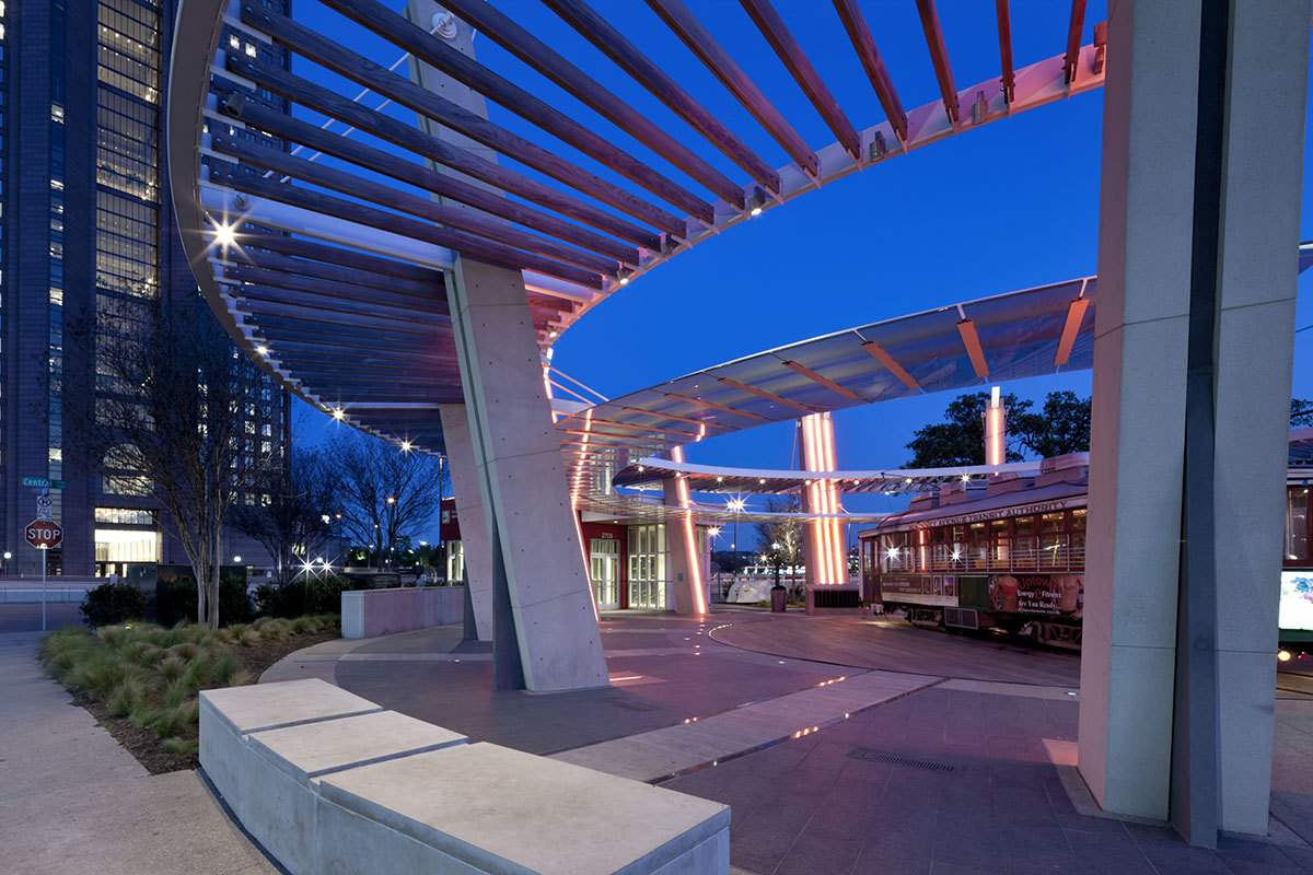 Uptown Trolly Station - Dallas, TX - 2013 | Good Fulton & Farrell Architects