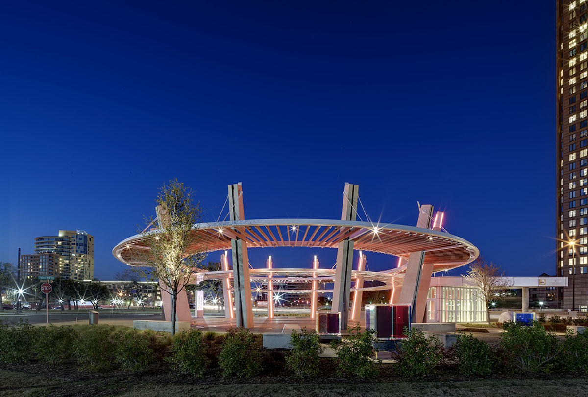 Uptown Trolly Station - Dallas, TX - 2013 | Good Fulton & Farrell Architects