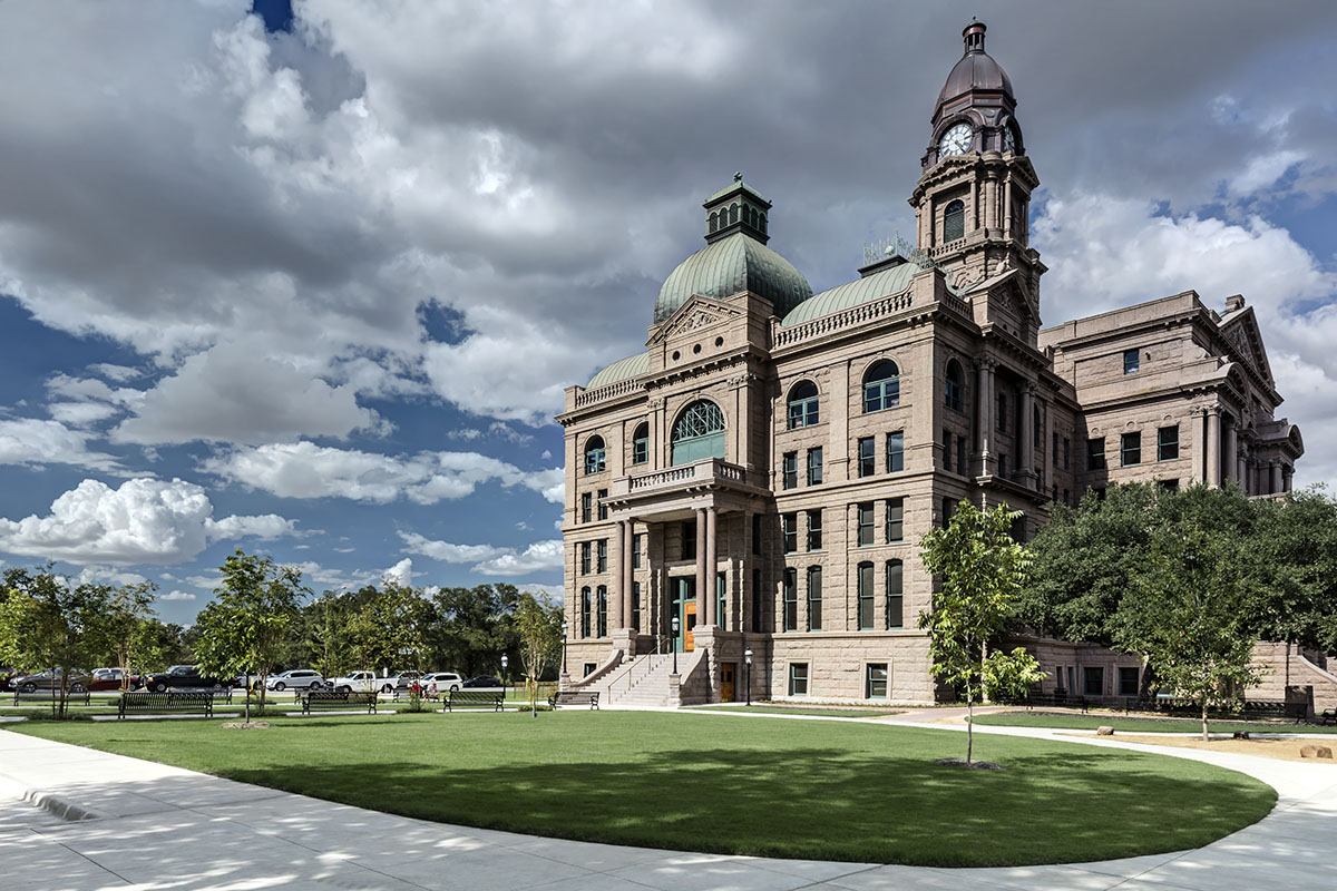 Tarrant County Courthouse West Entrance Restoration - 2015 | Arthur Weinman, AIA Architect