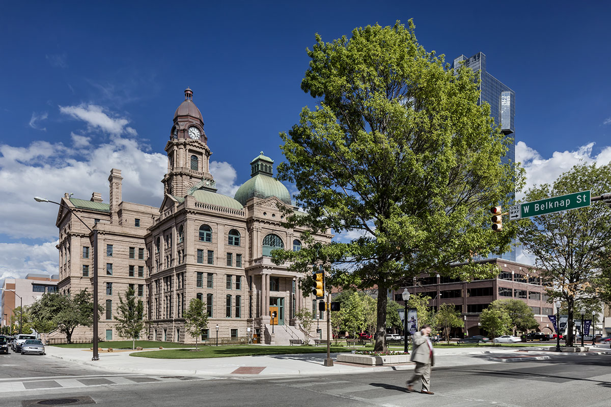 Tarrant County Courthouse West Entrance Restoration - 2015-15 | Arthur Weinman, AIA Architect