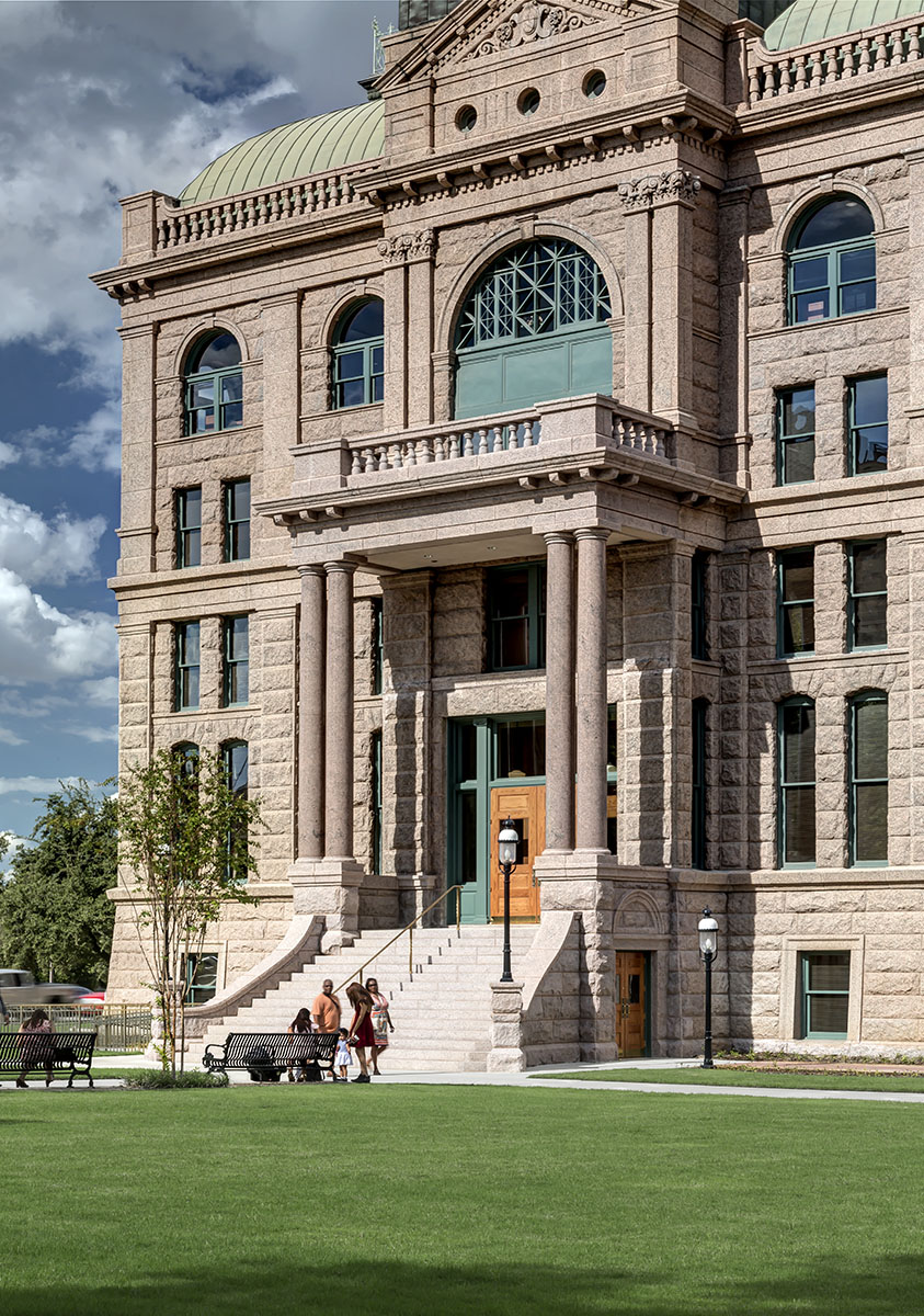 Tarrant County Courthouse West Entrance Restoration - 2015-15 | Arthur Weinman, AIA Architect