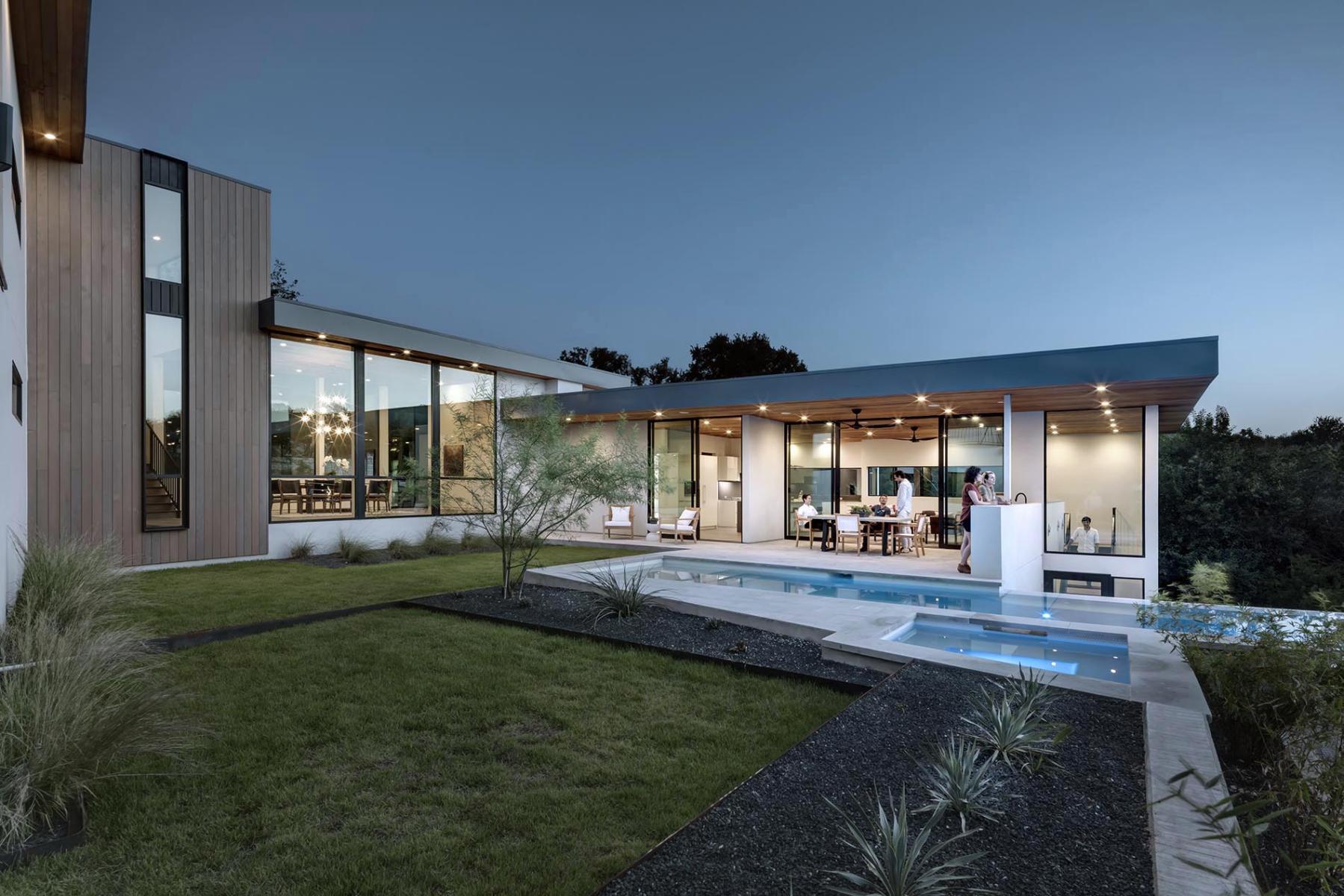 Bracketed Space House - Austin, TX | MF Architecture - 2016