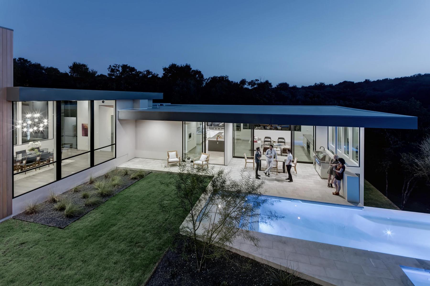 Bracketed Space House - Austin, TX | MF Architecture - 2016