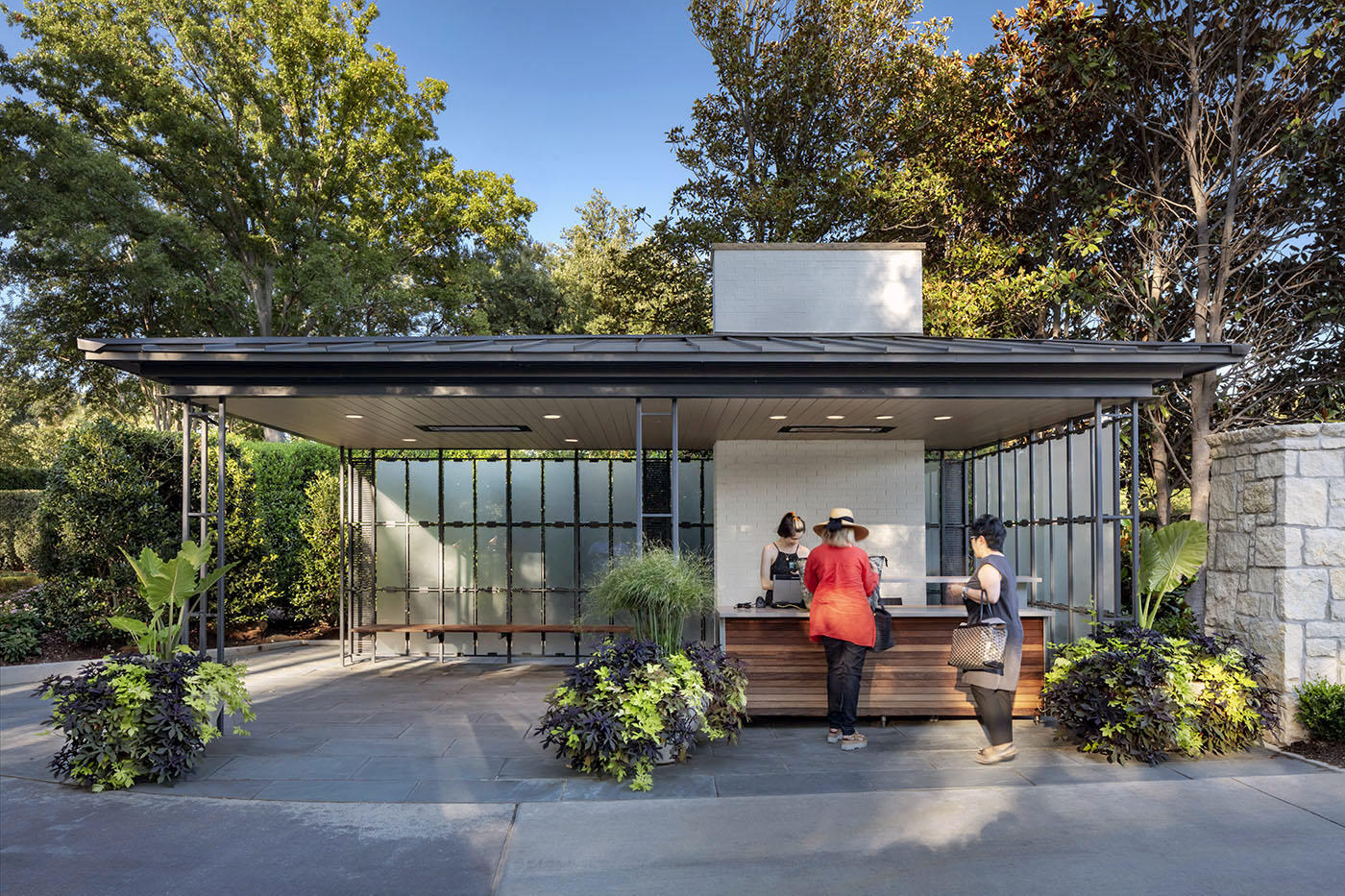 Camp Gatehouse - Dallas Arboretum - 2019 | SHM Architects