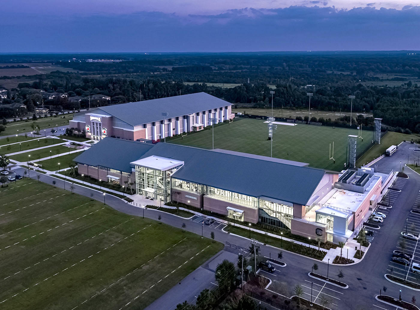 University of South Carolina Football Operations | Quackenbush Architects with Genslet