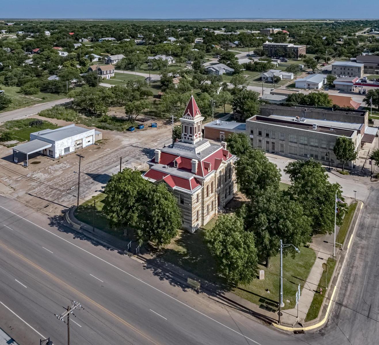 Throckmorton County Courthouse - 1890 | 
Throckmorton, Texas
