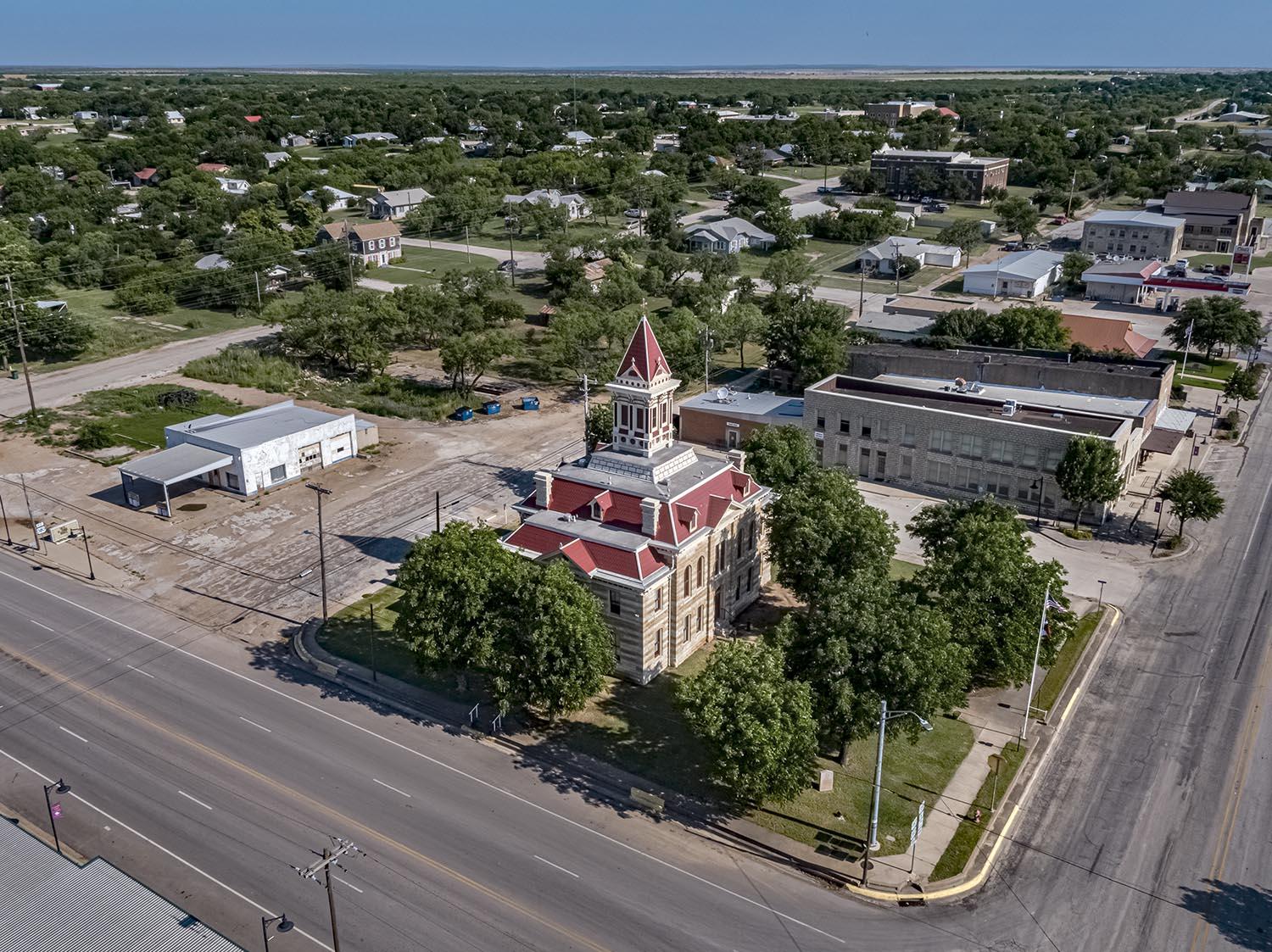 Throckmorton County Courthouse - 1890 | 
Throckmorton, Texas