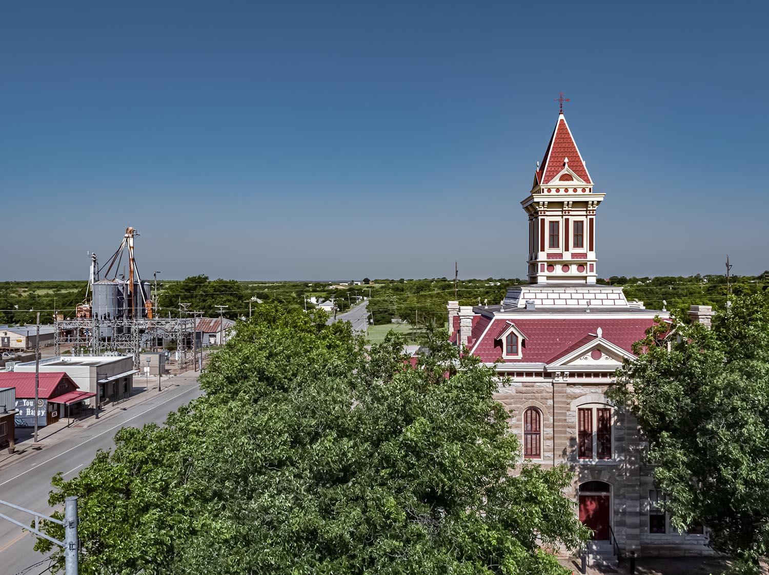 Throckmorton County Courthouse - 1890 | 
Throckmorton, Texas