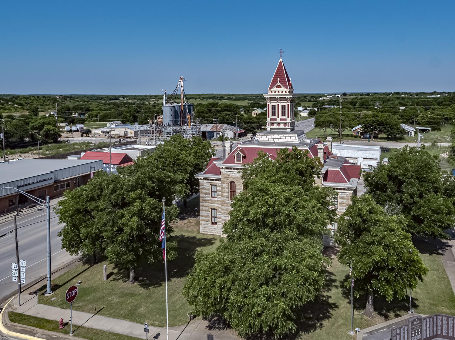 Throckmorton County Courthouse - 1890 | 
Throckmorton, Texas